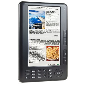 7" SkyTex Primer 2GB Color eBook Reader/MP3 Digital Music/Video